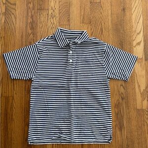 Crewcuts Navy and White Striped Polo